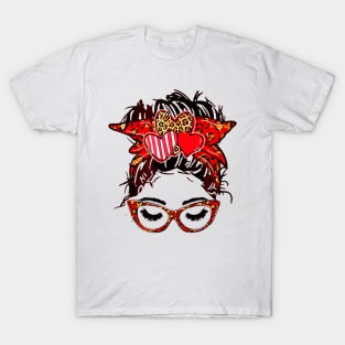 Glasses with cute hearts T-Shirt